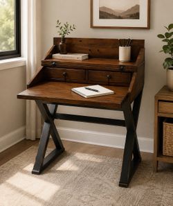 Fold-Out Writing Desk | Storage Desk