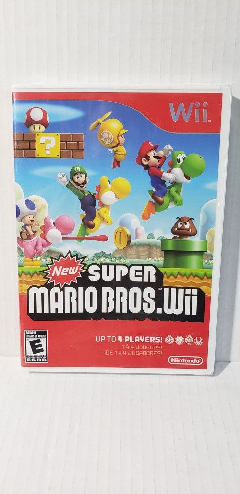 Super Marios Bros. - Nintendo Wii White Case (Brand New & Sealed)