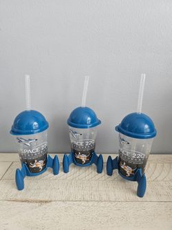 Disney Space 220 Restaurant Rocket Souvenir Cups