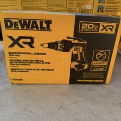 New Dewalt 20V Max XR Drywall Screw Gun 