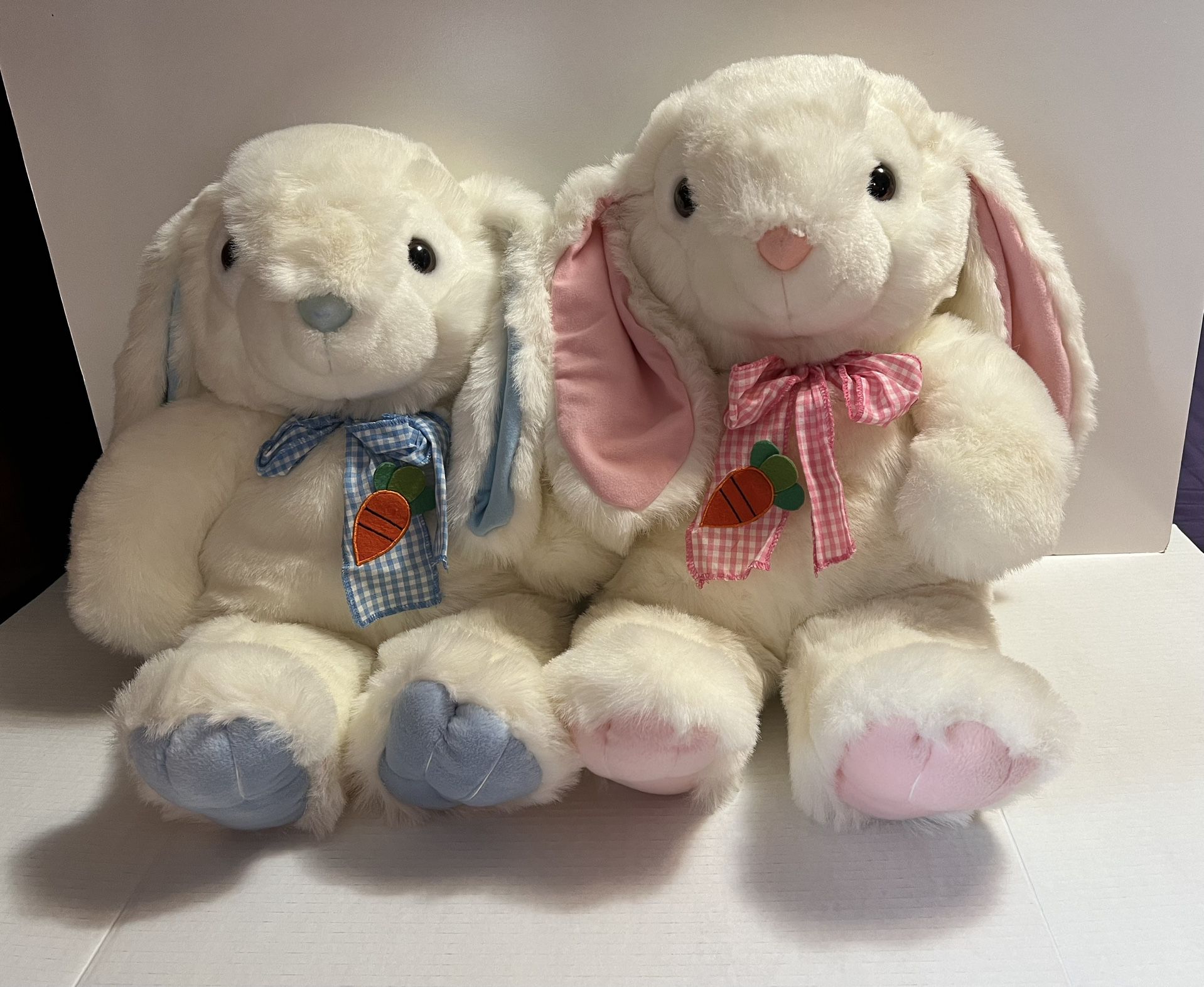 Bunny plushies for easter