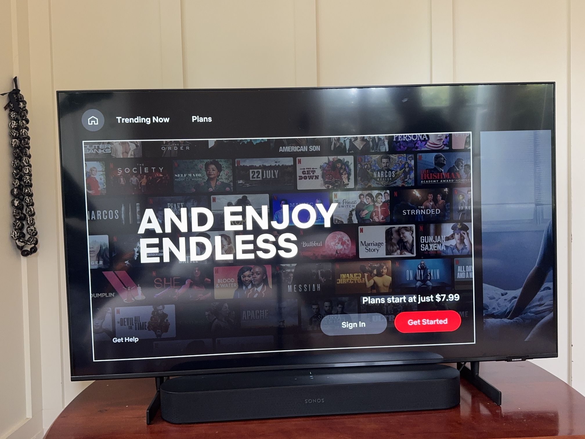 Samsung 50” Class 8000 LED 4k w/ Sonos Beam (2nd Gen)
