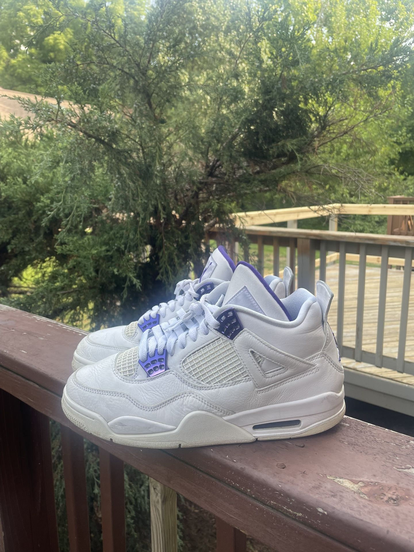 Metallic Purple Jordan 4