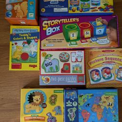 Educational Puzzles, Games, Jars