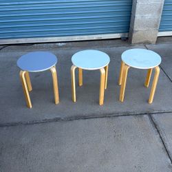 Three Small Side Tables 