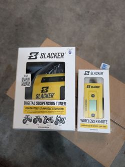 Slacker motorcycle suspension kit w/remote
