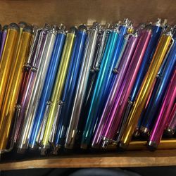 Pack of 20 universal Stylus touchscreen pen for iPad iPhone tablets Samsung Random colors 4.5 inch 20 Stylus  