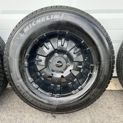4 Wheels And Tires (Michelin Tires, Pro Comp Wheels)