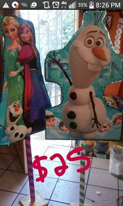 olaf party stand