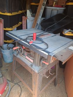Craftsman table saw 10 in 80.00
