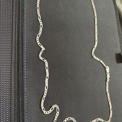 "30" 925 Sterling Silver Figaro Chain – Clean & Shiny