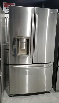 LG 3-Door Stainless Steel Fridge
