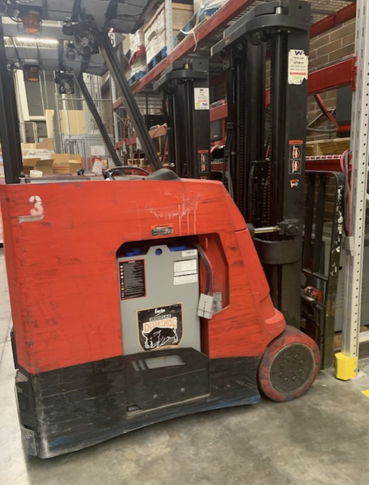 2018 Raymond 425-C30TT Stand up Counter Balance Forklift