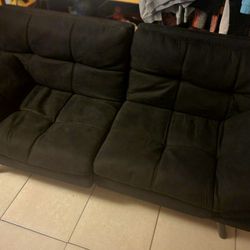Microfiber Thick Futon Adjustable BED/Couch