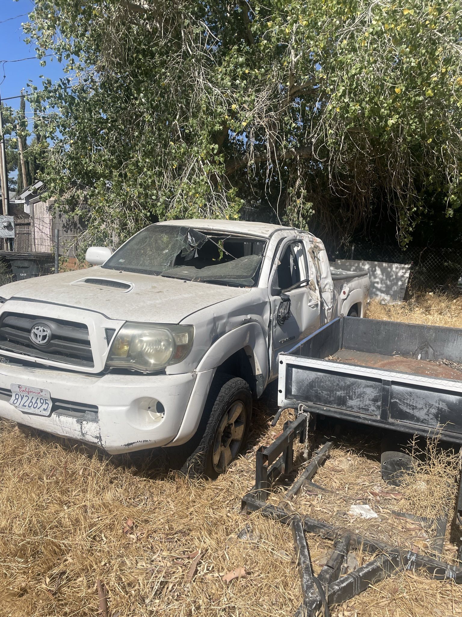 Toyota 2010 Tacoma TRD Parts Only, Low Mileage Working Engine Prior To Overturn