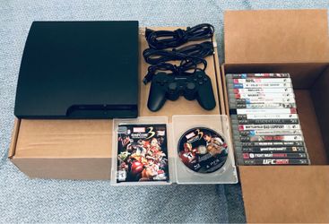 Sony PlayStation 3 PS3 slim Console 18 games bundle lot Adult owned fully functional please read description check out photos