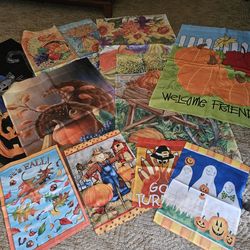 Halloween Autumn Garden Flags