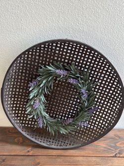 Tobacco basket farmhouse decor