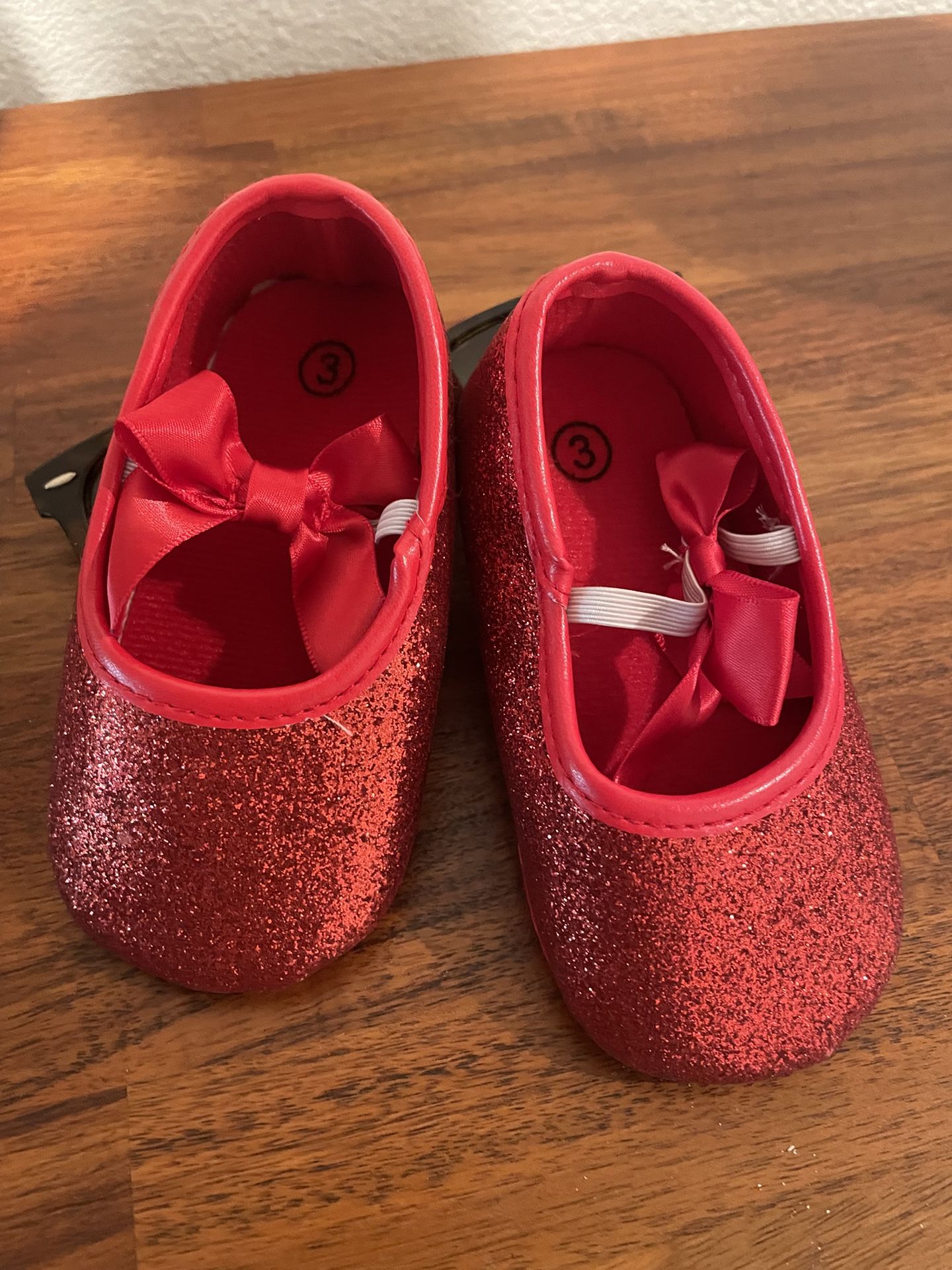 Red Mary Jane Flats