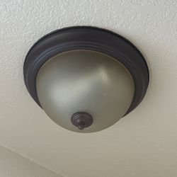 3 - Bathroom/Closet Ceiling Light Fixtures 