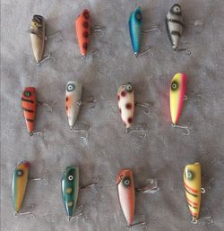 Eppinger wood plugs handpainted