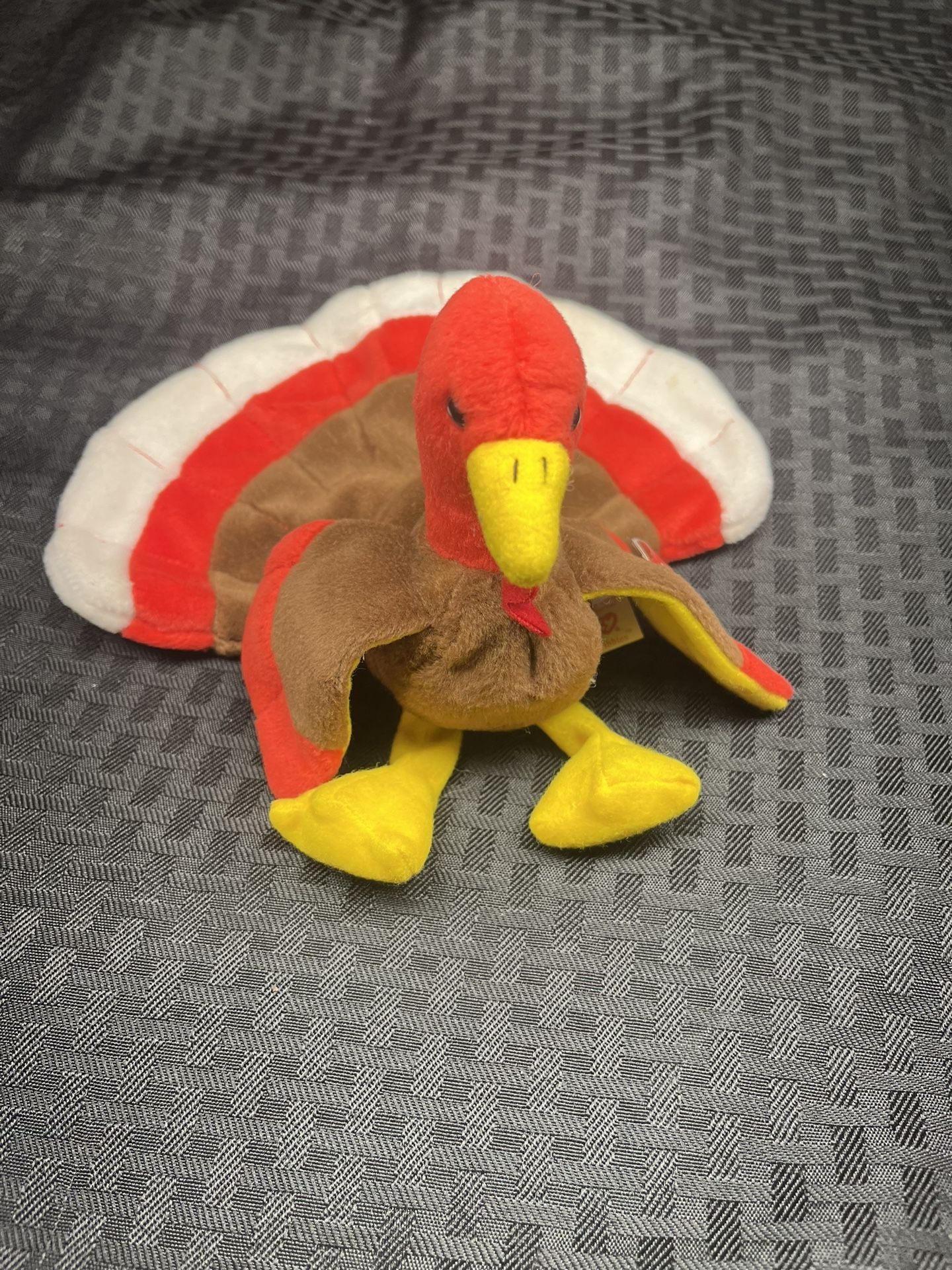 1996 Ty Beanie Baby Gobbles the Turkey (ERRORS)