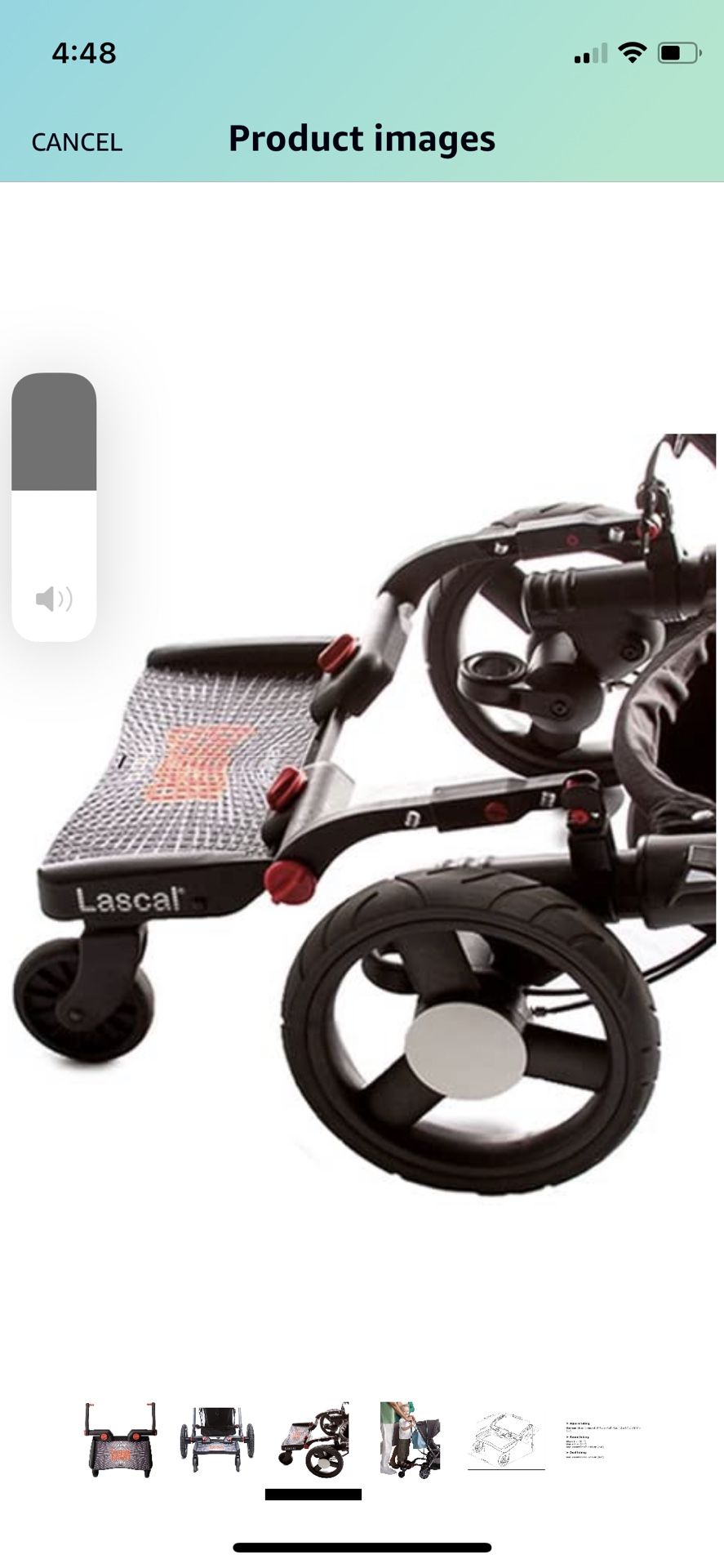 Lascal Buggyboard Mini For Stroller