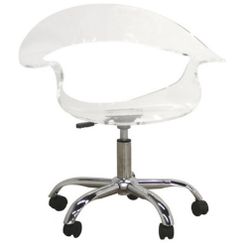 Acrylic Swivel Office Chair