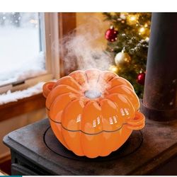 Wood Stove Steamer, WoodStove
Humidifier, Woodstove Steamer, Cast Iron
Humidifier for WOODStove 2.4 Quart Large
Capacity Rust Resistant, Orange & Pump