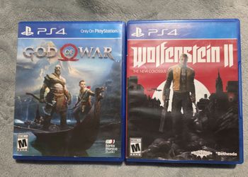 PS4 God of War & Wolfenstein II Bundle