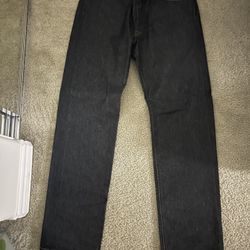 Levi 501 Charcoal Black 36x36