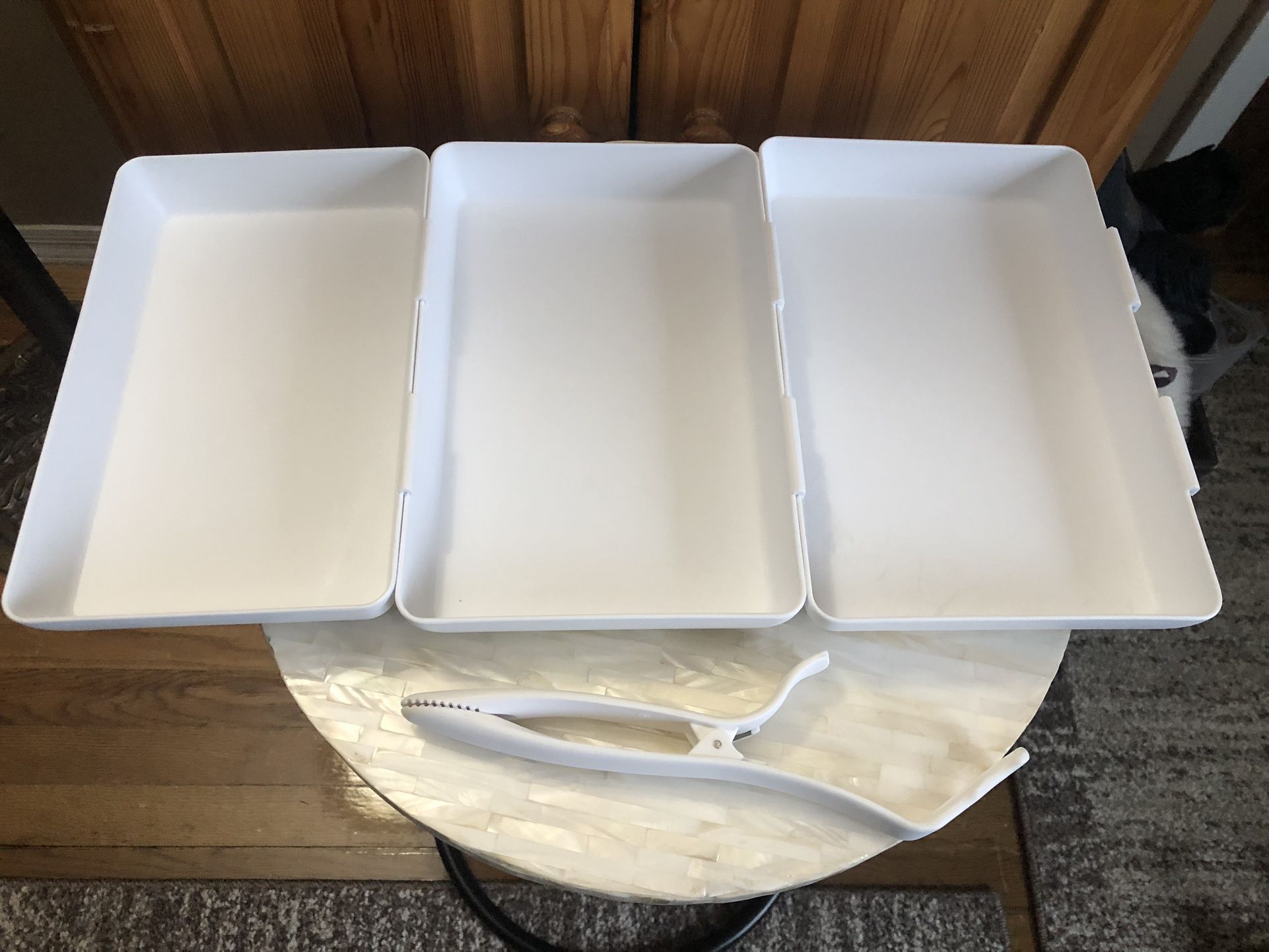 The Pampered Chef Coating Trays and Tool