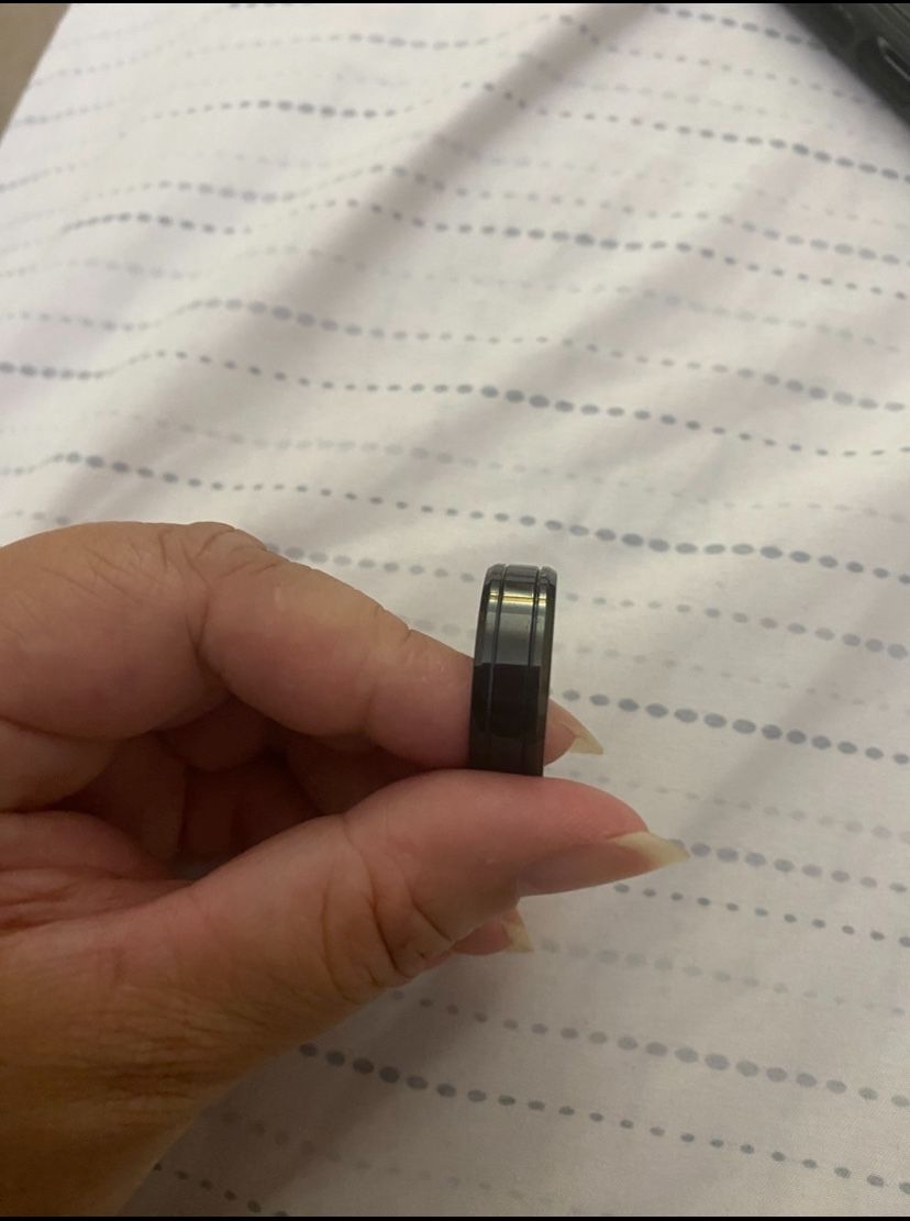 Men’s Fashion Stainless Steel Wedding Band Size 11