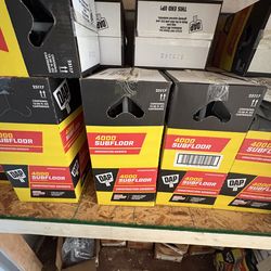Subfloor adhesive boxes