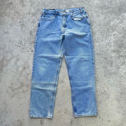 Vintage 90’s Levi’s 550 Blue Denim Jeans 33x30.5