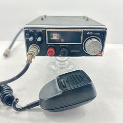 Sharp CB-2460 Channel Transceiver Radio With vintage