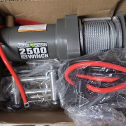 Badland Winches 2500lb Capacity ATV Utility Winch With Automatic Load- Holding