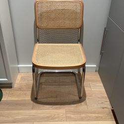 Breuer Cane Armless Side Chair