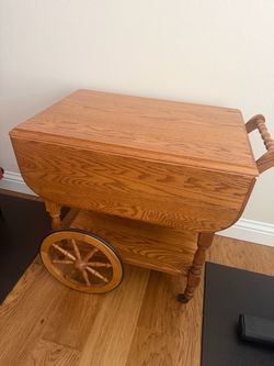 Tea Cart - Oak