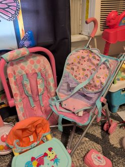 Baby set up with accessories