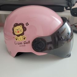 Pink Helmet with Visor