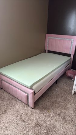 Pink Rhinestone Bed