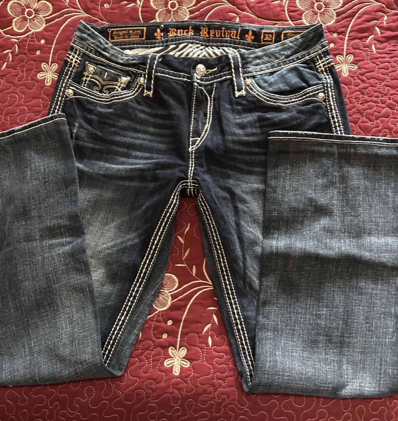 Women’s Rock Revival Maggie Boot Size 32 Jeans