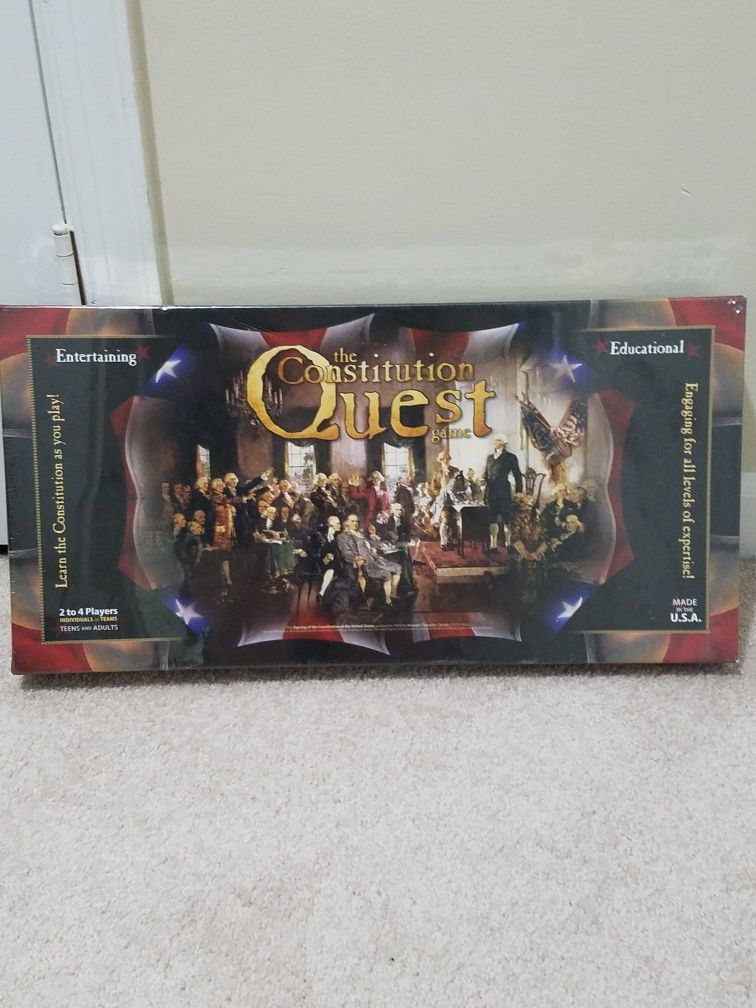 The Constitution Quest New and Sealed