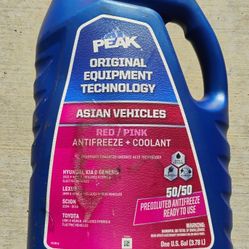 ANTIFREEZE - PEAK ORIGINAL EQUIPMENT TECHNOLOGY ASIAN VEHICLES PRELUDED 50/50