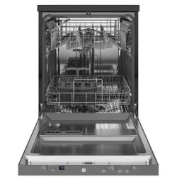 24 in. Top Control Portable Stainless Steel Dishwasher with Stainless Steel Interior