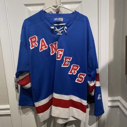 Mens Hockey Starter Size Large New York Rangers Jersey