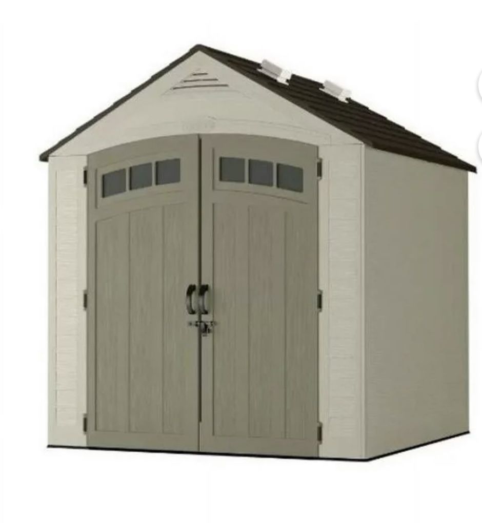 Suncast 7x7 Vista  And Resin Storage Shed 