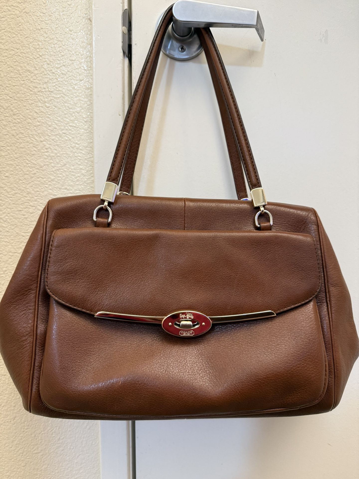 Coach Shoulder Bag  12"W x 9.5"H x 4"D