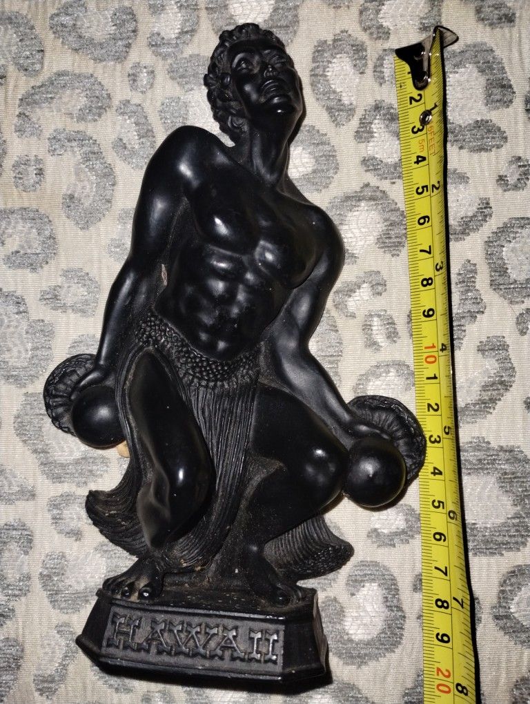 Vintage Hip Origanl Figurine - Beachboy Dancer - Made With Lava - Tagged
